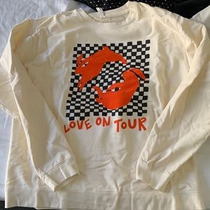 Never worn Harry styles love on tour sweatshirt